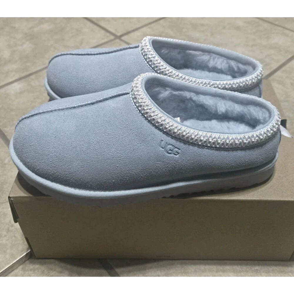 UGG Tasman II Slippers - Sea Foam Light Blue Big Kids US Size 5 / Size 6 Women's